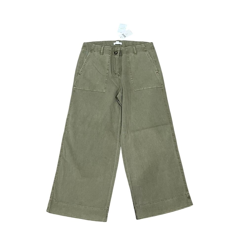 J. Jill LT Moss Petite Wide Leg Cargo Pants Size 4